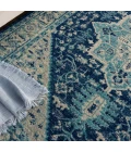 Nourison Tranquil Area Rug TRA06-Ivory/Navy