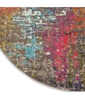 Nourison Celestial Round Area Rug CES14-Sunset