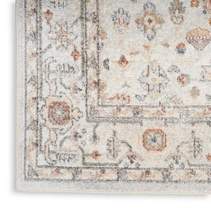 Nourison Astra Machine Washable Area Rug ASW11 Grey/Multi