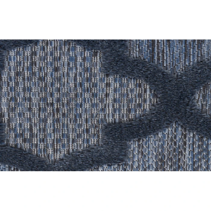 Nourison Easy Care Navy Blue NES01 2 ft. X 6 ft. Rectangle Rug
