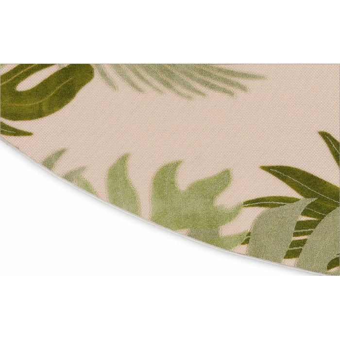 Nourison Aloha Ivory Green ALH40 7 ft. 10 in. Round Rug