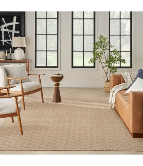 Nourison Washable Jute Natural WSJ02 8 ft. X 10 ft. Rect. Rug