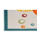 Nourison Aloha Teal Multi ALH27 2 ft. X 6 ft. Rectangle Rug