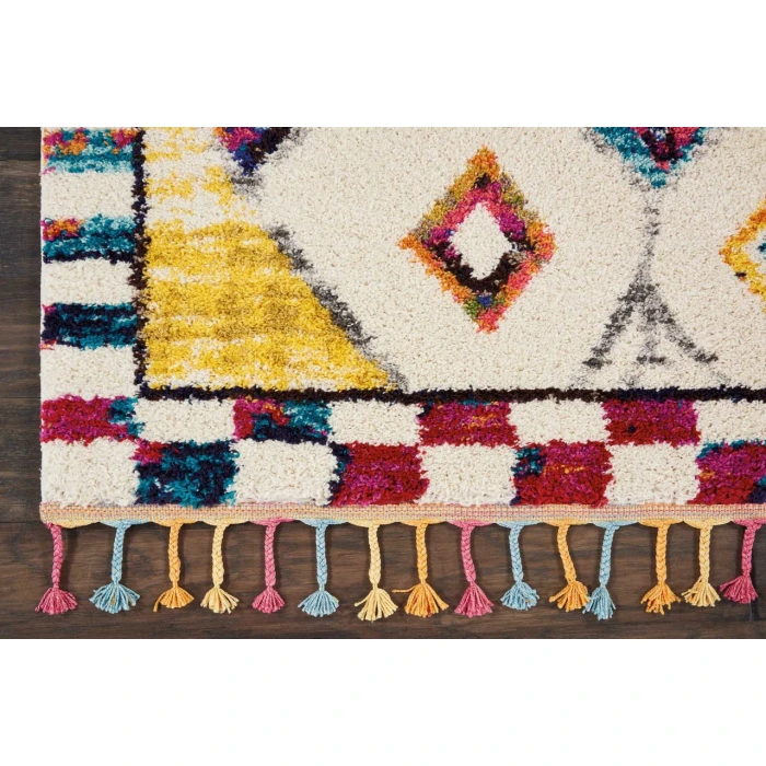 Nourison Home Nomad White NMD02 3ft.11in. x 6ft. Rect. Rug