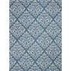 Nourison Home Grafix GRF06 Blue 5 ft. 3 in. X 7 ft. 3 in. Area Rug