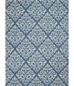 Nourison Home Grafix GRF06 Blue 5 ft. 3 in. X 7 ft. 3 in. Area Rug