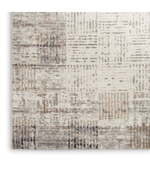 Nourison Elation Area Rug ETN05 Ivory Grey