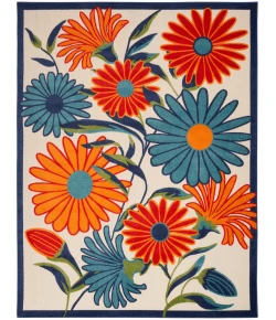 Nourison Home Aloha ALH33 Multicolor 9 ft. X 12 ft. Area Rug