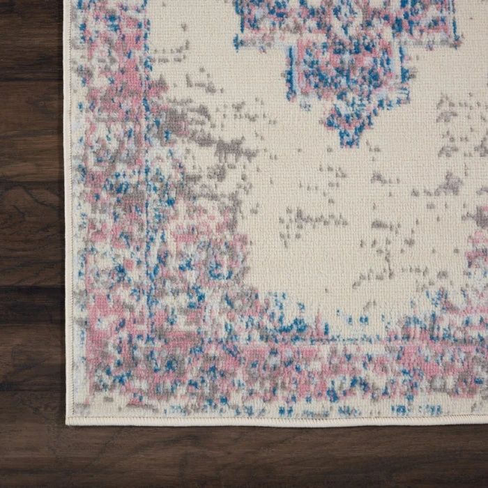 Nourison Grafix Runner Area Rug GRF14-Ivory/Pink