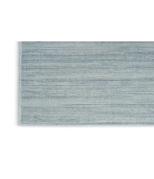 Nourison Washable Essentials Aqua WAE01 5 ft. 3 in. X 7 ft. 3 in. Rectangle Rug