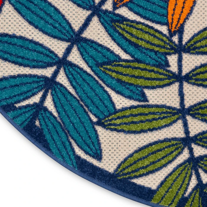 Nourison Aloha Round Area Rug ALH18-Multicolor