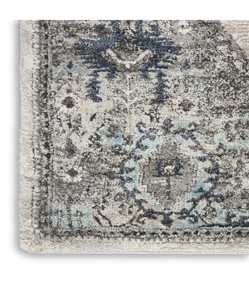 Kathy Ireland American Manor Area Rug AMR02 Grey 5'3" x 7'3"