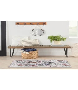 Nourison Home Nourison Washables NWB01 Ivory Pink 3 ft. X 5 ft. Area Rug