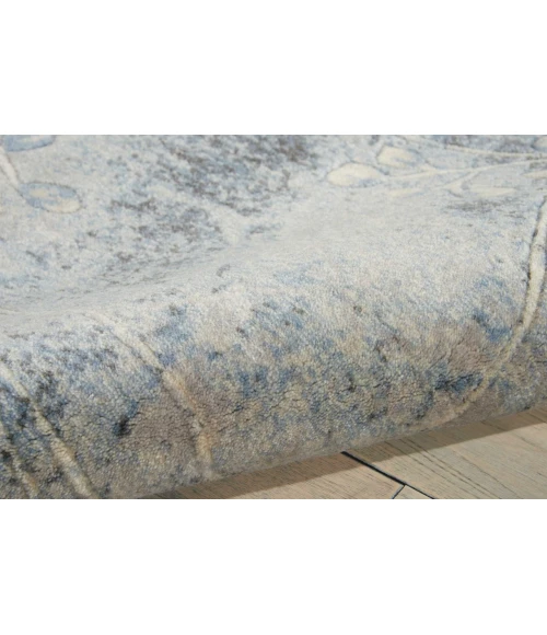 Nourison Somerset Runner Area Rug ST74-Silver/Blue