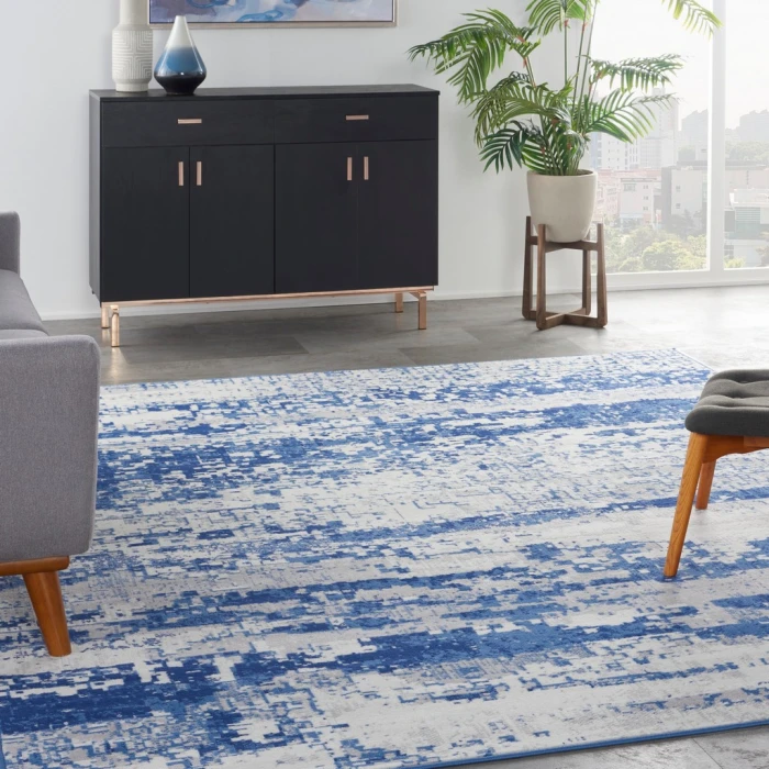 Nourison Whimsicle Area Rug WHS06-Ivory Navy