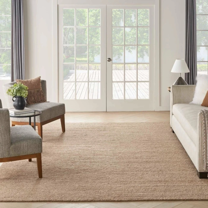 Nourison Alanna Beige ALN01 9 ft. X 12 ft. Rect. Rug
