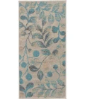 Nourison Tranquil Area Rug TRA03-Ivory/Turquoise