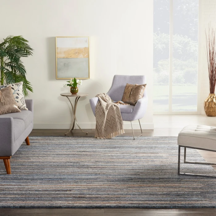 Nourison Plateau Area Rug PAE01-Blue