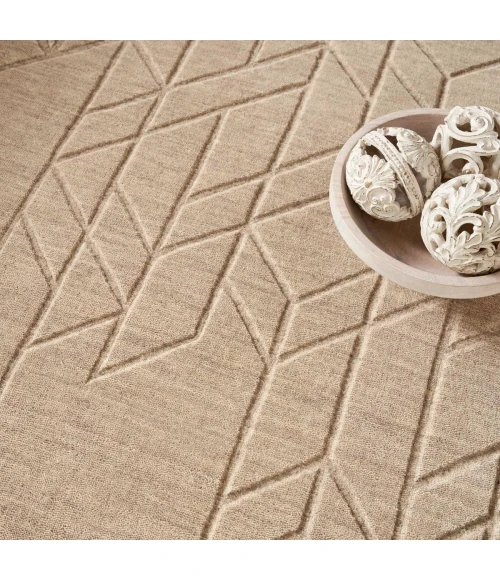 Nourison Alessia Beige ALE01 8 ft. X 10 ft. Rect. Rug