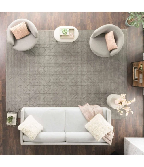 Nourison Alessia Grey ALE01 2 ft. X 3 ft. Rect. Rug