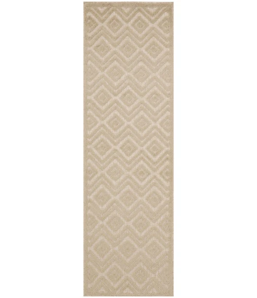 Nourison Home Versatile Cream NRV01 2 ft. 2 in. X 7 ft. 6 Rectangle Rug