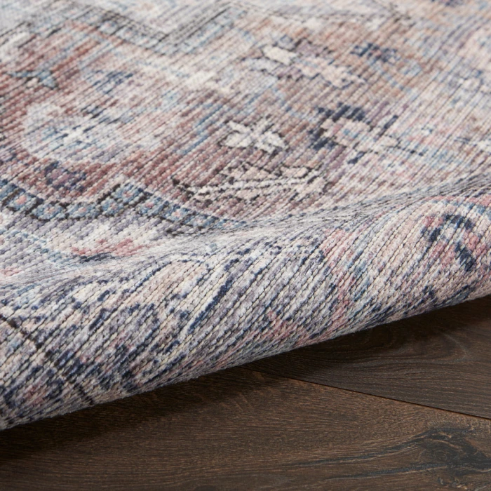 Nicole Curtis Machine Washable Series 1 Area Rug SR101 Grey