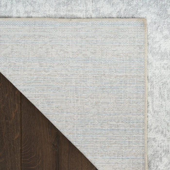 Nourison Astra Machine Washable Grey ASW12 9 ft. X 12 ft. Rect. Rug