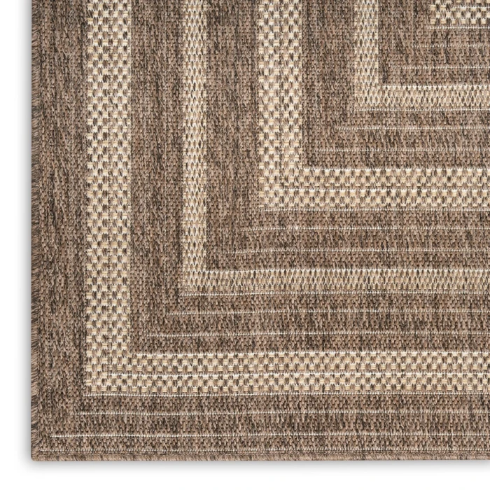 Nourison Tulum Brown TLM04 4 ft. X 6 ft. Rect. Rug