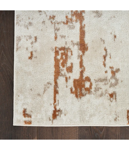 Nourison Quarry Ivory Rust QUA01 5 ft. X 7 ft. Rect. Rug
