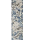 Nourison Rustic Textures Runner Area Rug RUS08-Grey/Blue