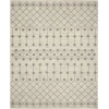 Nourison Home Grafix GRF37 Ivory/Grey 7 ft. 10 in. X 9 ft. 10 in. Area Rug