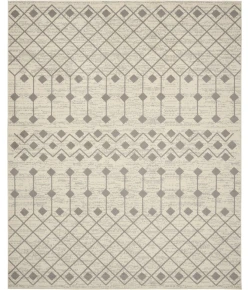 Nourison Home Grafix GRF37 Ivory/Grey 7 ft. 10 in. X 9 ft. 10 in. Area Rug