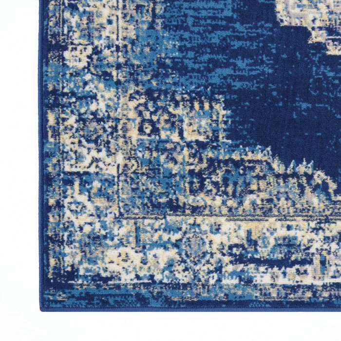 Nourison Grafix Area Rug GRF14-Navy Blue