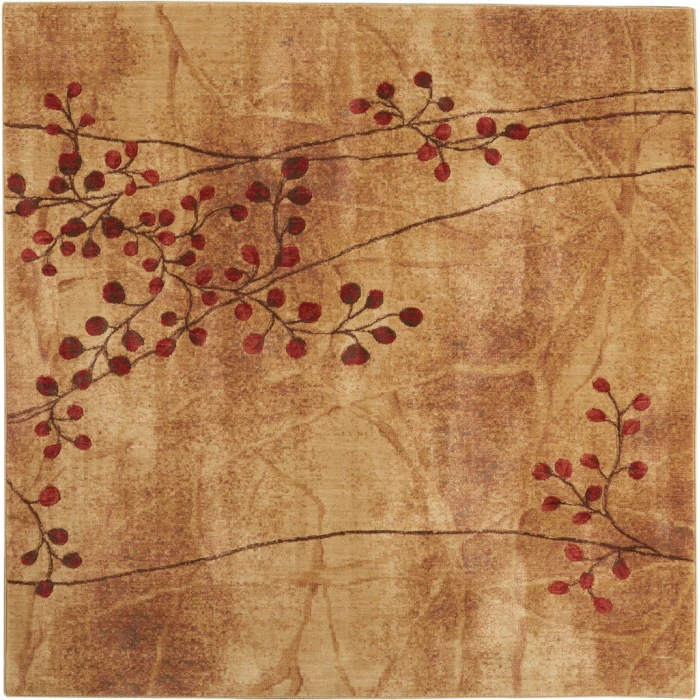 Nourison Somerset Square Area Rug ST74-Latte