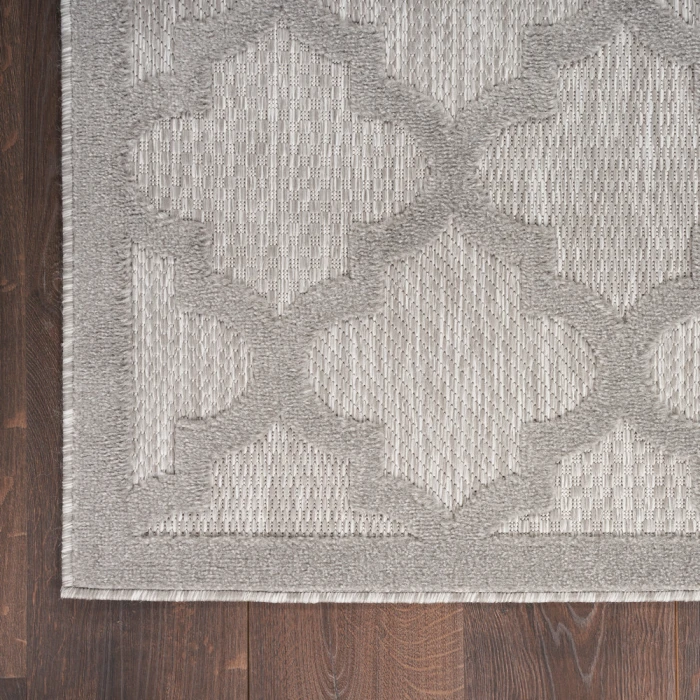 Nourison Easy Care Area Rug NES01 Silver Grey