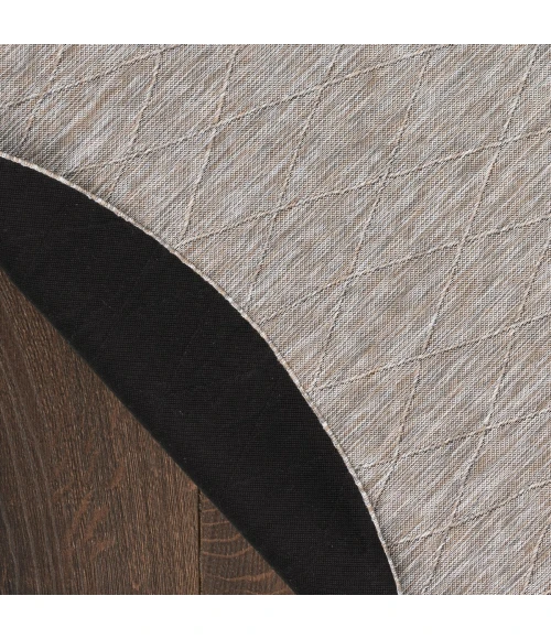 Nourison Washable Solutions Grey/Mocha WSL01 8 ft. X Round Rug