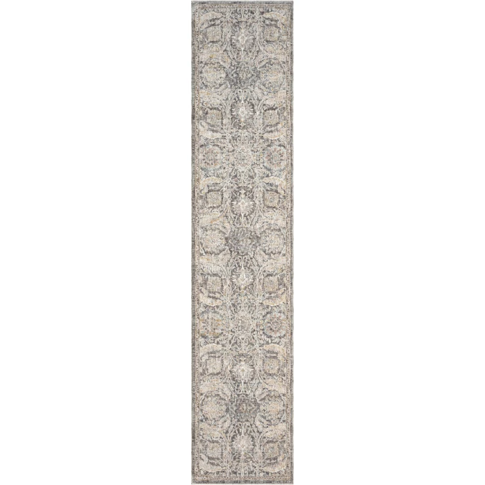 Nourison Home Antique Fusion Grey ANF03 2ft.2in. x 10ft. Rect. Rug