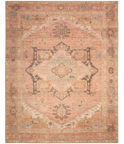 Nourison Home Vintage Washables VWS11 Coral Multicolor 9 ft. 10 in. X 13 ft. 2 in. Area Rug
