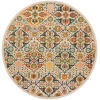 Nourison Home Allur ALR03 Ivory Multicolor 7 ft. 10 in. Round Area Rug