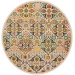 Nourison Home Allur ALR03 Ivory Multicolor 7 ft. 10 in. Round Area Rug