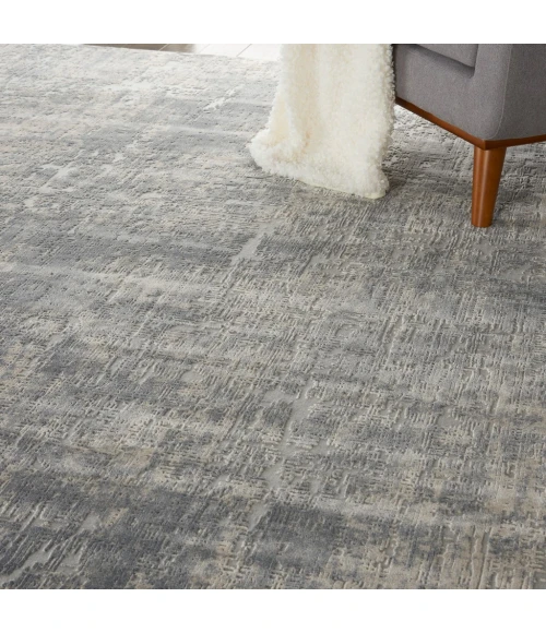 Nourison Rustic Textures Area Rug RUS01-Ivory/Silver