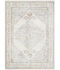 Nourison Astra Machine Washable Grey ASW11 6 ft. 7 in. X 9 ft. Rect. Rug