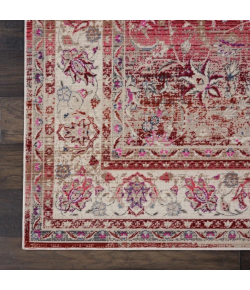 Nourison Vintage Kashan Area Rug VKA01-Red