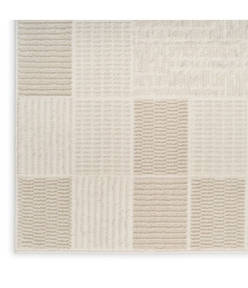 Nourison Home Nordic Ivory Grey NRC07 4 ft. X 6 ft. Rectangle Rug