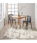 Calvin Klein Infinity Area Rug IFN02 Ivory Grey Blue