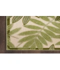 Nourison Aloha Ivory Green ALH18 2 ft. 3 in. X 8 ft. Rectangle Rug
