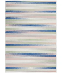 Nourison Home Whimsicle WHS12 Ivory Multicolor 4 ft. X 6 ft. Area Rug