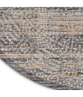 Nourison Lynx Ivory Slate LNX05 8 ft. X Round Rug