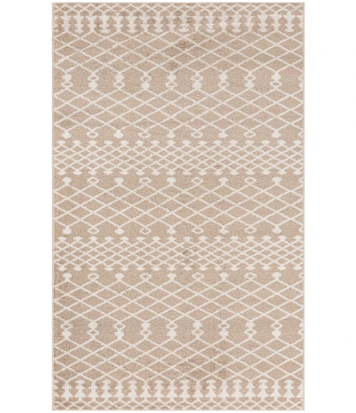 Nourison Astra Machine Washable Taupe ASW10 2 ft. X 6 ft. Rectangle Rug