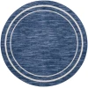 Nourison Home Nourison Essentials NRE02 Navy/Ivory 6 ft. Round Area Rug